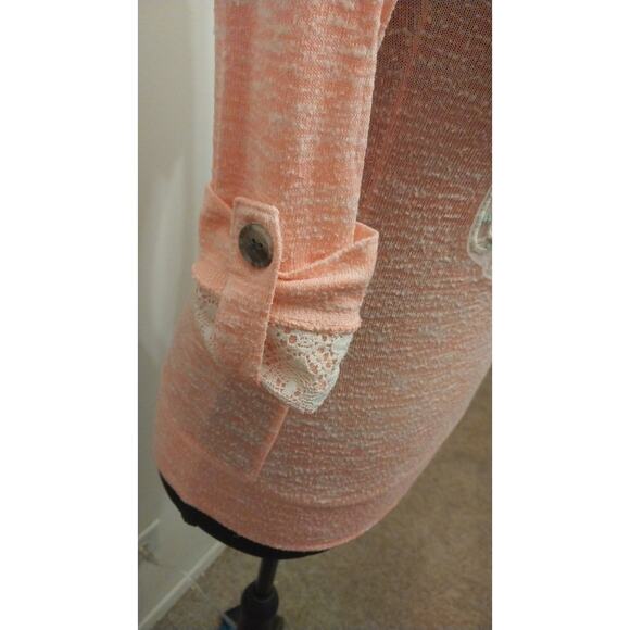 Pink Sheer Elephant Lightweight Boho Shirt Top Chance or Fate Women’s Size Small - Picture 2 of 8